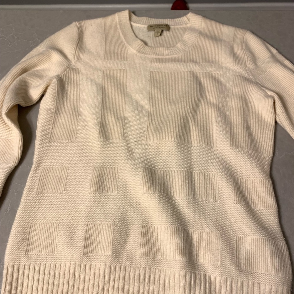 Burberry Ivory Women's Sweater Small
